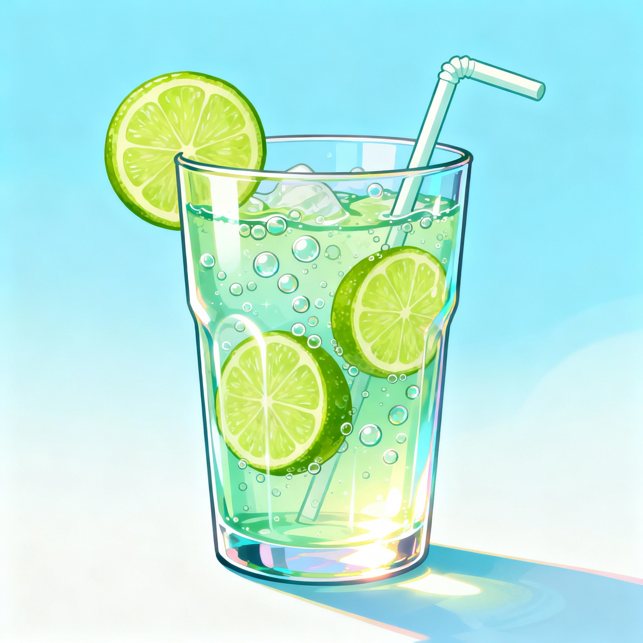 Fresh Lime Soda [2 Servings]